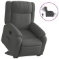 vidaXL Relaxsessel mit Aufstehhilfe Elektrisch Dunkelgrau Stoff vidaXL Relaxsessel mit Aufstehhilfe Elektrisch Dunkelgrau Stoff