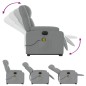 vidaXL Elektrischer Massagesessel mit Aufstehhilfe Hellgrau Stoff vidaXL Elektrischer Massagesessel mit Aufstehhilfe Hellgrau Stoff