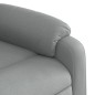 vidaXL Elektrischer Massagesessel mit Aufstehhilfe Hellgrau Stoff vidaXL Elektrischer Massagesessel mit Aufstehhilfe Hellgrau Stoff