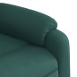 vidaXL Elektrischer Massagesessel mit Aufstehhilfe Dunkelgrün Stoff vidaXL Elektrischer Massagesessel mit Aufstehhilfe Dunkelgrün Stoff