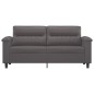 vidaXL 2-Sitzer-Sofa Grau 140 cm Kunstleder vidaXL 2-Sitzer-Sofa Grau 140 cm Kunstleder