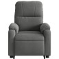 vidaXL Massagesessel mit Aufstehhilfe Dunkelgrau Mikrofasergewebe vidaXL Massagesessel mit Aufstehhilfe Dunkelgrau Mikrofasergewebe