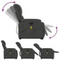 vidaXL Massagesessel Aufstehhilfe Elektrisch Dunkelgrau vidaXL Massagesessel Aufstehhilfe Elektrisch Dunkelgrau
