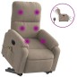 vidaXL Massagesessel Aufstehhilfe Elektrisch Taupe Mikrofasergewebe vidaXL Massagesessel Aufstehhilfe Elektrisch Taupe Mikrofasergewebe