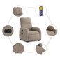 vidaXL Massagesessel Aufstehhilfe Elektrisch Taupe Mikrofasergewebe vidaXL Massagesessel Aufstehhilfe Elektrisch Taupe Mikrofasergewebe