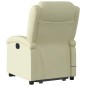 vidaXL Massagesessel mit Aufstehhilfe Creme Echtleder vidaXL Massagesessel mit Aufstehhilfe Creme Echtleder