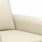 vidaXL 2-Sitzer-Sofa Creme 140 cm Kunstleder vidaXL 2-Sitzer-Sofa Creme 140 cm Kunstleder