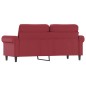 vidaXL 2-Sitzer-Sofa Weinrot 140 cm Kunstleder vidaXL 2-Sitzer-Sofa Weinrot 140 cm Kunstleder