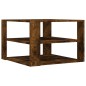 vidaXL Couchtisch Räuchereiche 59,5x59,5x40 cm Holzwerkstoff vidaXL Couchtisch Räuchereiche 59,5x59,5x40 cm Holzwerkstoff
