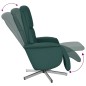 vidaXL Relaxsessel mit Fußteil Dunkelgrün Stoff vidaXL Relaxsessel mit Fußteil Dunkelgrün Stoff