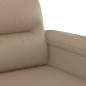 vidaXL 2-Sitzer-Sofa Cappuccino-Braun 140 cm Kunstleder vidaXL 2-Sitzer-Sofa Cappuccino-Braun 140 cm Kunstleder