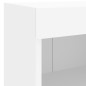 vidaXL 4-tlg. TV-Wohnwand mit LED-Leuchten Weiß vidaXL 4-tlg. TV-Wohnwand mit LED-Leuchten Weiß