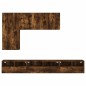 vidaXL 5-tlg. Wohnwand Räuchereiche Holzwerkstoff vidaXL 5-tlg. Wohnwand Räuchereiche Holzwerkstoff