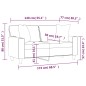 vidaXL 2-Sitzer-Sofa mit Zierkissen Weinrot 140 cm Kunstleder vidaXL 2-Sitzer-Sofa mit Zierkissen Weinrot 140 cm Kunstleder