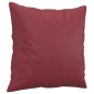 vidaXL 2-Sitzer-Sofa mit Zierkissen Weinrot 120 cm Kunstleder vidaXL 2-Sitzer-Sofa mit Zierkissen Weinrot 120 cm Kunstleder