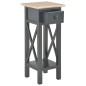vidaXL Beistelltisch Schwarz 27 x 27 x 65,5 cm Holz vidaXL Beistelltisch Schwarz 27 x 27 x 65,5 cm Holz