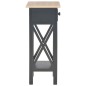 vidaXL Beistelltisch Schwarz 27 x 27 x 65,5 cm Holz vidaXL Beistelltisch Schwarz 27 x 27 x 65,5 cm Holz