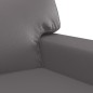 vidaXL 3-tlg. Sofagarnitur Grau Kunstleder vidaXL 3-tlg. Sofagarnitur Grau Kunstleder