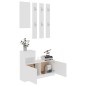 vidaXL Flurmöbel-Set Weiß Holzwerkstoff vidaXL Flurmöbel-Set Weiß Holzwerkstoff
