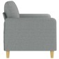 vidaXL 2-Sitzer-Sofa Hellgrau 120 cm Stoff vidaXL 2-Sitzer-Sofa Hellgrau 120 cm Stoff
