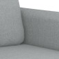 vidaXL 2-Sitzer-Sofa Hellgrau 120 cm Stoff vidaXL 2-Sitzer-Sofa Hellgrau 120 cm Stoff
