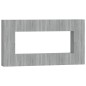 vidaXL 8-tlg. TV-Schrank-Set Grau Sonoma Holzwerkstoff vidaXL 8-tlg. TV-Schrank-Set Grau Sonoma Holzwerkstoff