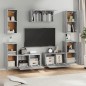 vidaXL 7-tlg. TV-Schrank-Set Grau Sonoma Holzwerkstoff vidaXL 7-tlg. TV-Schrank-Set Grau Sonoma Holzwerkstoff