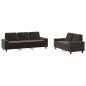 vidaXL 2-tlg. Sofagarnitur Schwarz Stoff vidaXL 2-tlg. Sofagarnitur Schwarz Stoff