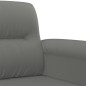 vidaXL 2-tlg. Sofagarnitur mit Kissen Dunkelgrau Mikrofasergewebe vidaXL 2-tlg. Sofagarnitur mit Kissen Dunkelgrau Mikrofasergewebe