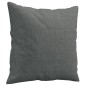 vidaXL 3-tlg. Sofagarnitur mit Kissen Dunkelgrau Stoff vidaXL 3-tlg. Sofagarnitur mit Kissen Dunkelgrau Stoff