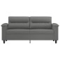 vidaXL 2-Sitzer-Sofa Dunkelgrau 140 cm Mikrofasergewebe vidaXL 2-Sitzer-Sofa Dunkelgrau 140 cm Mikrofasergewebe