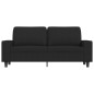 vidaXL 2-Sitzer-Sofa Schwarz 140 cm Stoff vidaXL 2-Sitzer-Sofa Schwarz 140 cm Stoff