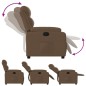 vidaXL Relaxsessel Braun Stoff vidaXL Relaxsessel Braun Stoff