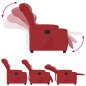 vidaXL Relaxsessel Rot Kunstleder vidaXL Relaxsessel Rot Kunstleder