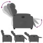 vidaXL Relaxsessel Elektrisch Dunkelgrau Stoff vidaXL Relaxsessel Elektrisch Dunkelgrau Stoff