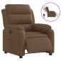 vidaXL Relaxsessel Elektrisch Braun Stoff vidaXL Relaxsessel Elektrisch Braun Stoff