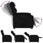 vidaXL Relaxsessel mit Aufstehhilfe Schwarz Kunstleder vidaXL Relaxsessel mit Aufstehhilfe Schwarz Kunstleder