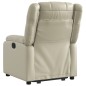 vidaXL Relaxsessel mit Aufstehhilfe Creme Kunstleder vidaXL Relaxsessel mit Aufstehhilfe Creme Kunstleder