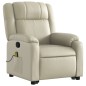 vidaXL Massagesessel mit Aufstehhilfe Creme Kunstleder vidaXL Massagesessel mit Aufstehhilfe Creme Kunstleder
