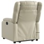 vidaXL Massagesessel mit Aufstehhilfe Creme Kunstleder vidaXL Massagesessel mit Aufstehhilfe Creme Kunstleder