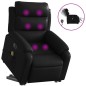 vidaXL Massagesessel mit Aufstehhilfe Elektrisch Schwarz Kunstleder vidaXL Massagesessel mit Aufstehhilfe Elektrisch Schwarz Kunstleder