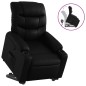 vidaXL Relaxsessel mit Aufstehhilfe Schwarz Kunstleder vidaXL Relaxsessel mit Aufstehhilfe Schwarz Kunstleder