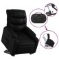 vidaXL Relaxsessel mit Aufstehhilfe Schwarz Kunstleder vidaXL Relaxsessel mit Aufstehhilfe Schwarz Kunstleder