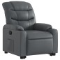 vidaXL Relaxsessel mit Aufstehhilfe Grau Kunstleder vidaXL Relaxsessel mit Aufstehhilfe Grau Kunstleder