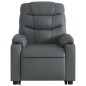 vidaXL Relaxsessel mit Aufstehhilfe Grau Kunstleder vidaXL Relaxsessel mit Aufstehhilfe Grau Kunstleder