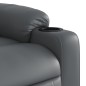 vidaXL Relaxsessel mit Aufstehhilfe Grau Kunstleder vidaXL Relaxsessel mit Aufstehhilfe Grau Kunstleder