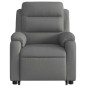 vidaXL Relaxsessel mit Aufstehhilfe Dunkelgrau Stoff vidaXL Relaxsessel mit Aufstehhilfe Dunkelgrau Stoff
