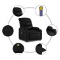 vidaXL Massagesessel Elektrisch Schwarz Kunstleder vidaXL Massagesessel Elektrisch Schwarz Kunstleder