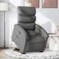 vidaXL Relaxsessel mit Aufstehhilfe Dunkelgrau Stoff vidaXL Relaxsessel mit Aufstehhilfe Dunkelgrau Stoff