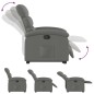 vidaXL Relaxsessel mit Aufstehhilfe Dunkelgrau Stoff vidaXL Relaxsessel mit Aufstehhilfe Dunkelgrau Stoff